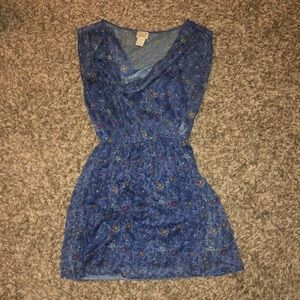 Blue Pattern Dress